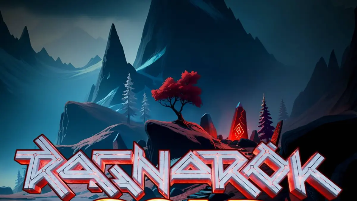 Cenário apocalíptico nórdico do slot Ragnarok Gold