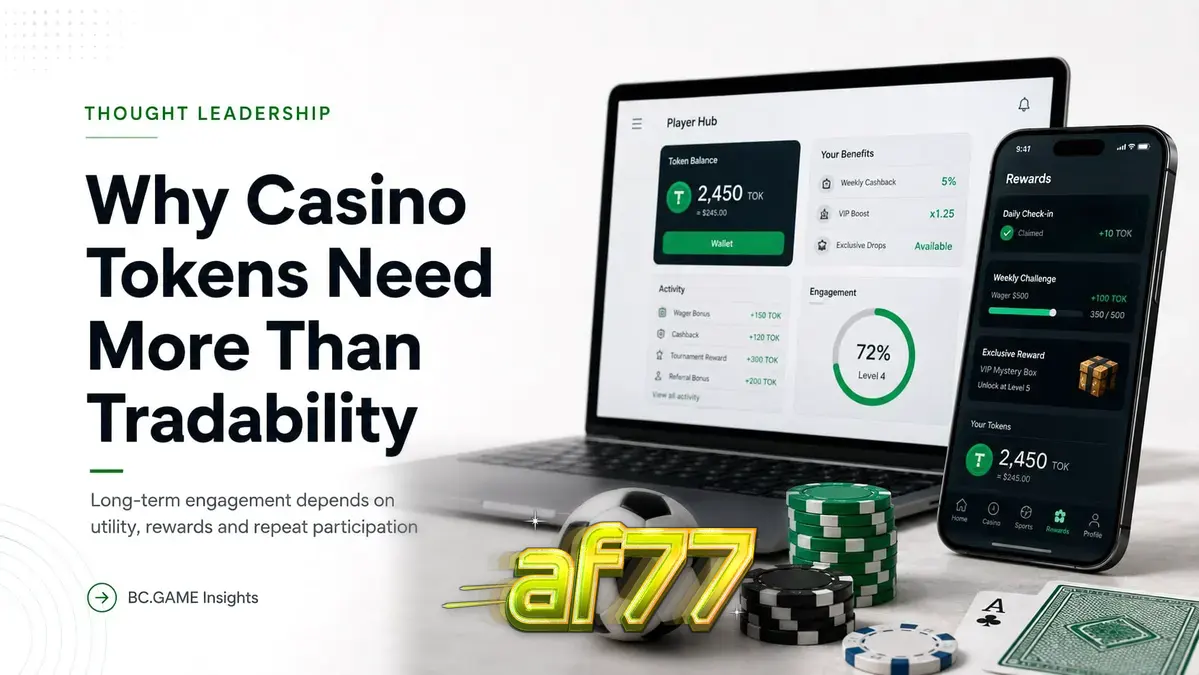Conceito de tokens digitais e ecossistema de cassino
